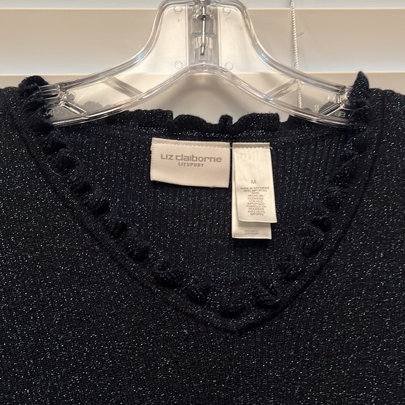 Liz Claiborne Sport sparkly sweater - Picture 4 of 4